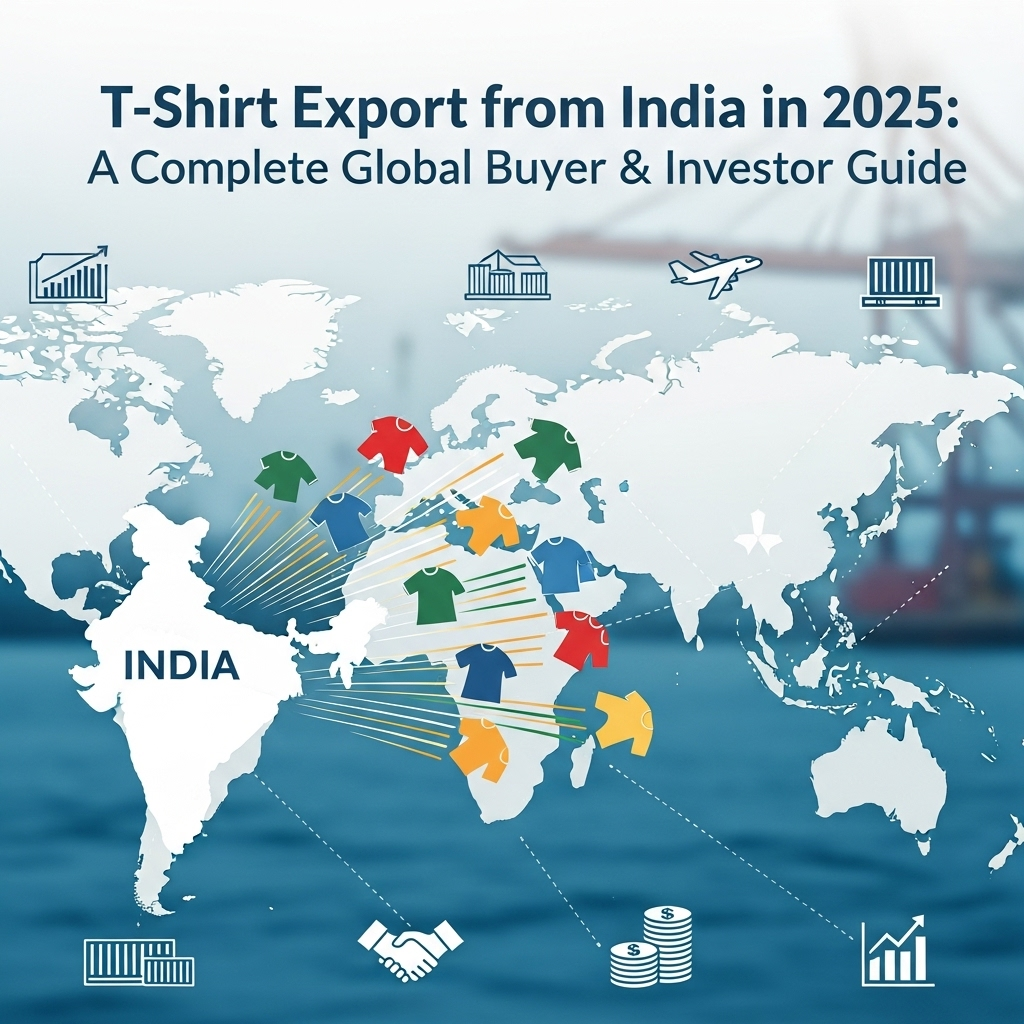T-Shirt Export from India in 2025: A Complete Global Buyer & Investor Guide